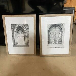 Rustic Wooden Framed Gothic Doorway Art Prints